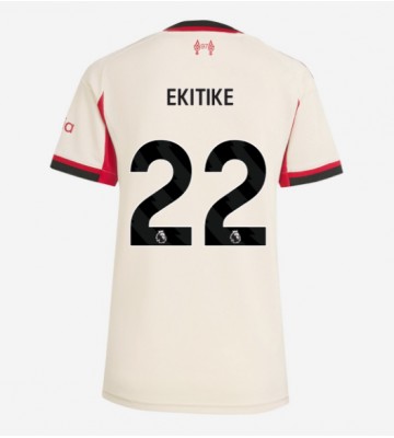 Liverpool Hugo Ekitike #22 Udebanetrøje Dame 2025-26 Kortærmet